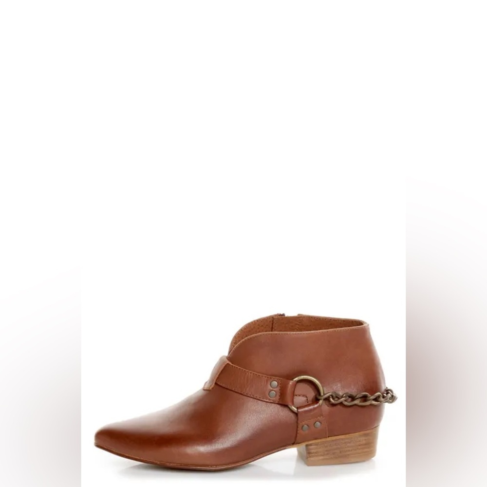 Sixtyseven Enrica Viriato Chestnut Winklepicker Ankle Boots.